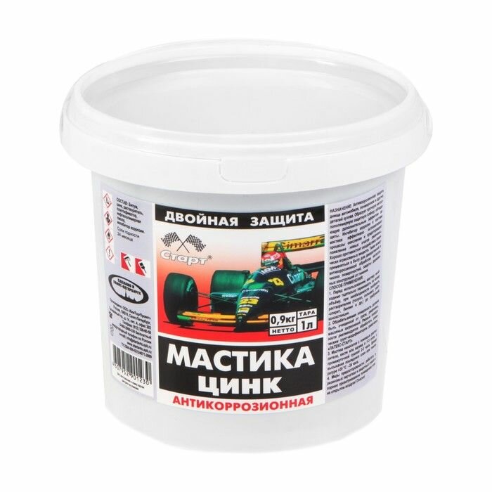 Мастика металлополимерная Старт 'Цинк' 1 л