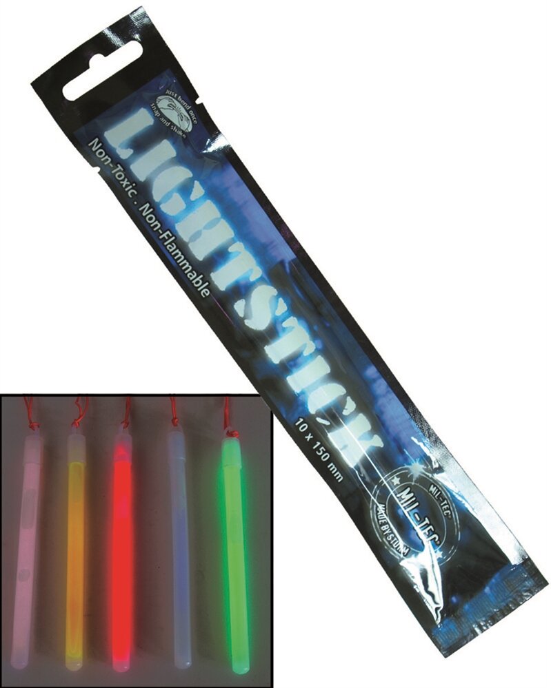 Химический свет Mil-Tec Lightstick 10 x 150 мм (14934010) Red