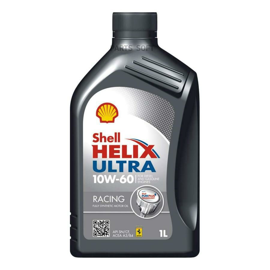 SHELL 550040588 масо SHELL HELIX ULTRA RACING 10W60 МОТ. СИН. 1