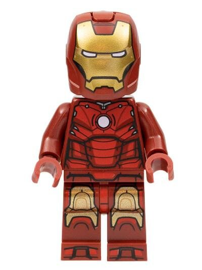 Минифигурка Lego sh825 Iron Man - Mark 3 Armor, Helmet