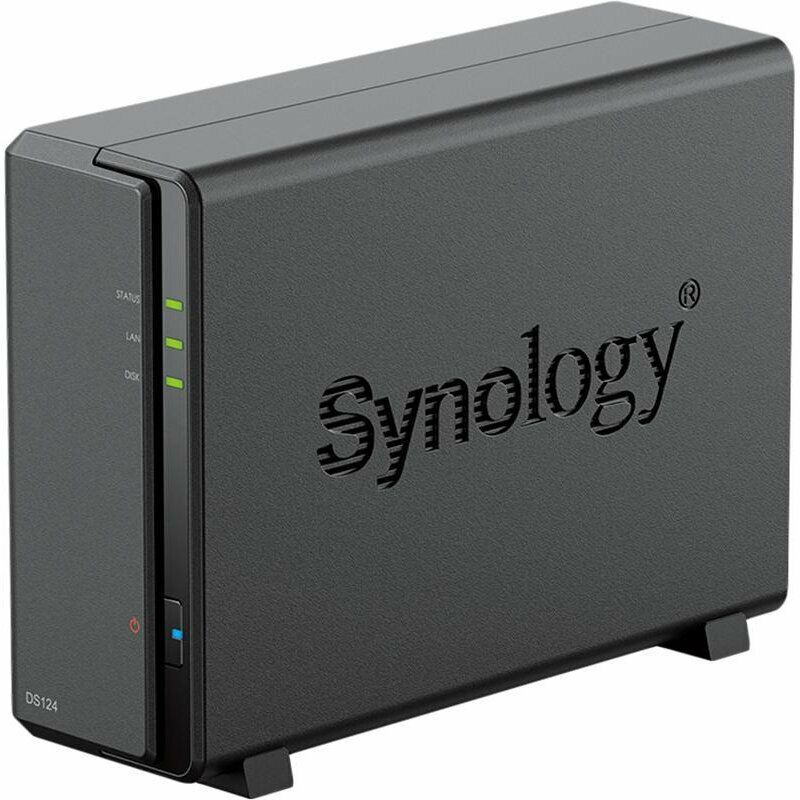 Synology СХД настольное исполнение 1BAY NO HDD DS124 SYNOLOGY