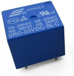 Реле SRD-3VDC-SL-C5