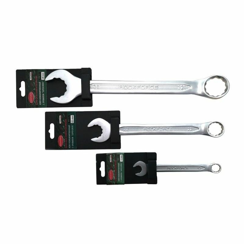 фото Ключ комбинированный с профилем "Super drive" 14мм, на пластиковом держателе