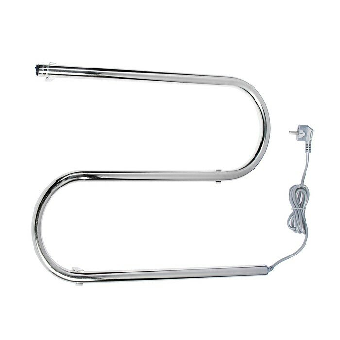 фото Полотенцесушитель электрический ТЕРА, S-образный, 420х600 мм, правый