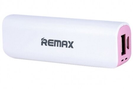 Внешний аккумулятор Remax Mini 2600 mAh Бело розовый