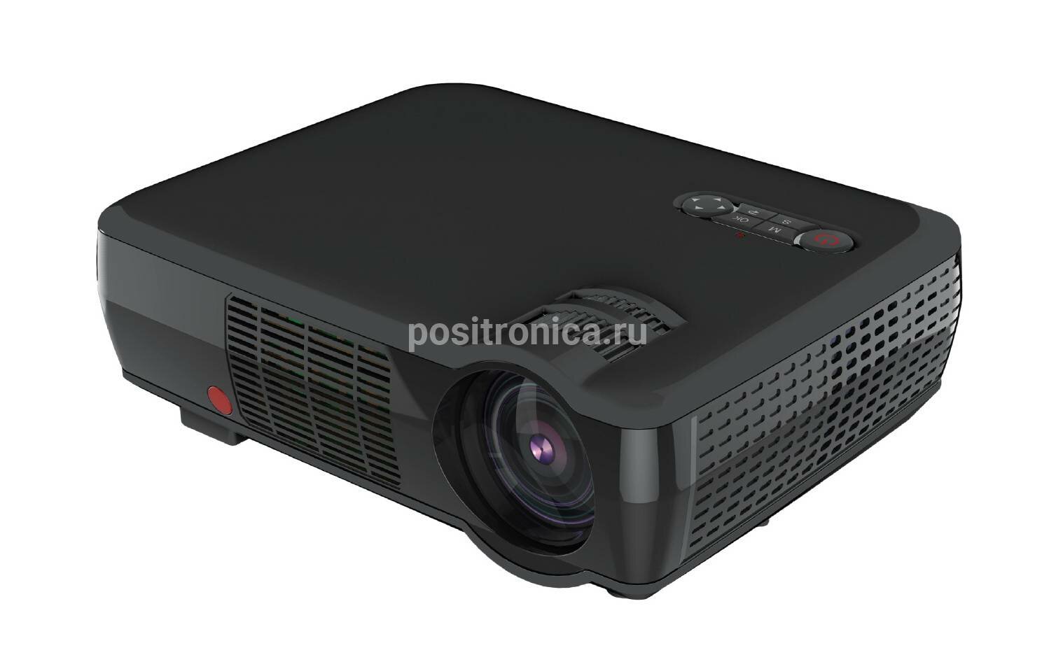 Проектор Cactus CS-PRM.06B.WVGA, 1280х800, 1000:1, 2000lm, черный