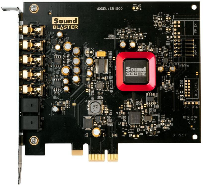 Звуковая карта Creative PCI-E Sound Blaster Z SE Sound Core3D 5.1 Ret - фотография № 6