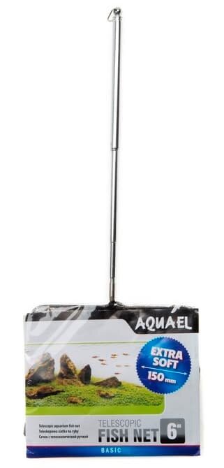 Сачок с телескопической ручкой Aquael Telescopic Fish, 6"/15 см