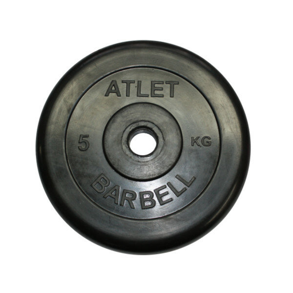 Диск обрезиненный MB Barbell Atlet MB-AtletB51-5