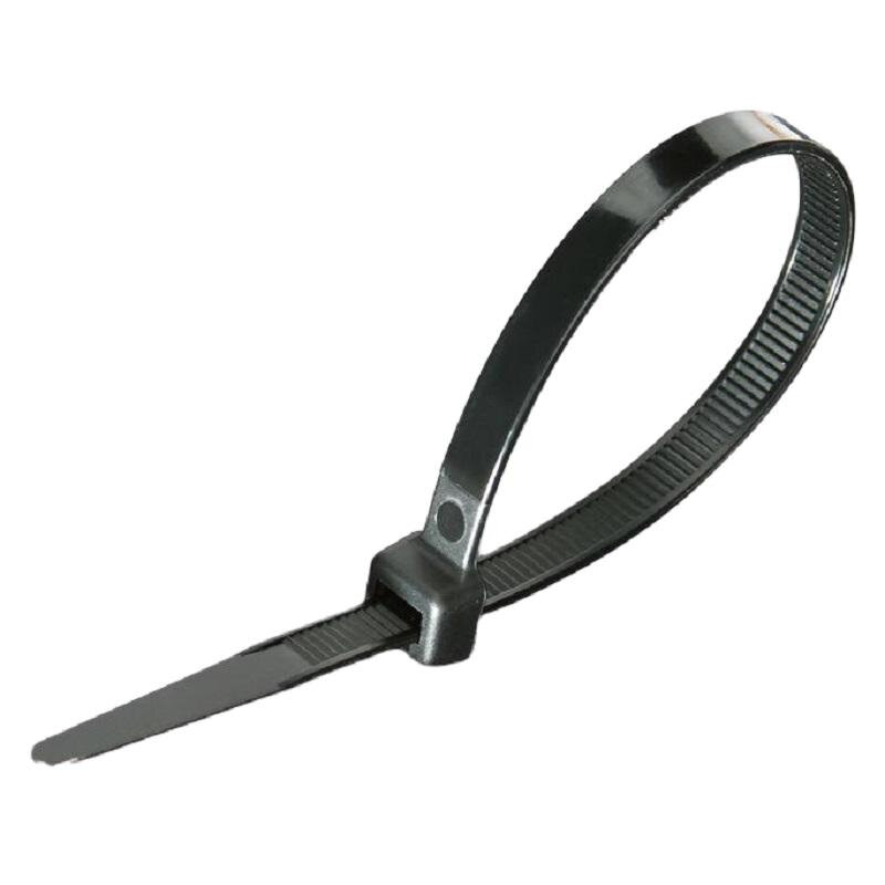 фото Хомут стяжка нейлоновая (черный) КСС 4x300 (100шт/уп) Fortisflex 49413 1601096