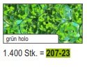 Meyco Пайетки в блистере 1400шт Голографические Зеленые