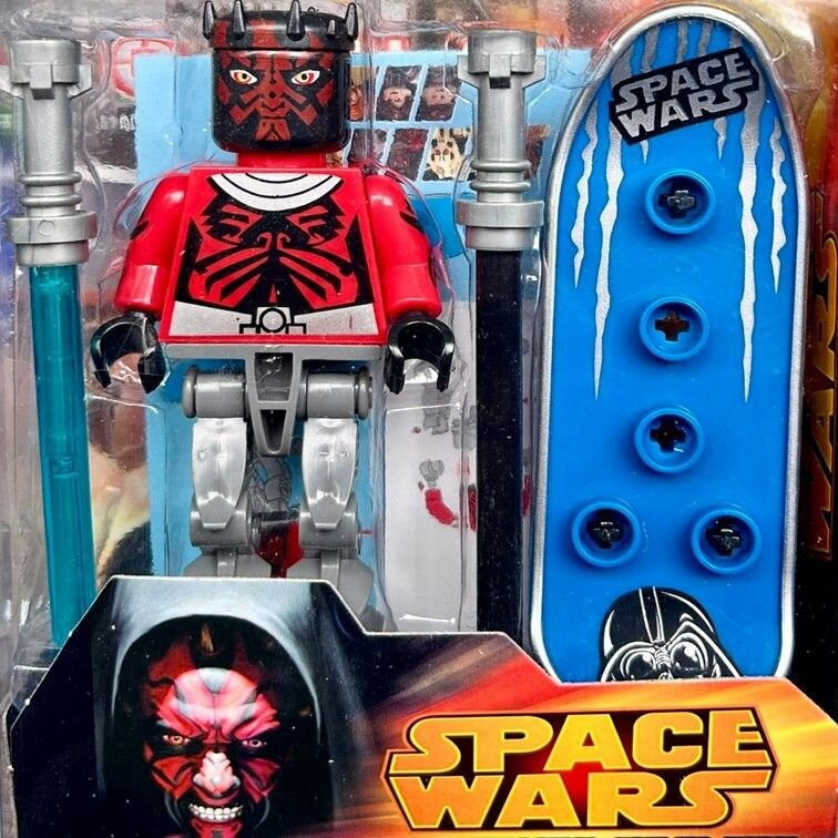 2015-12J Конструктор minifigures Star Wars Darth Maul, фигурка Дарт Мол Звездные войны 8 см.