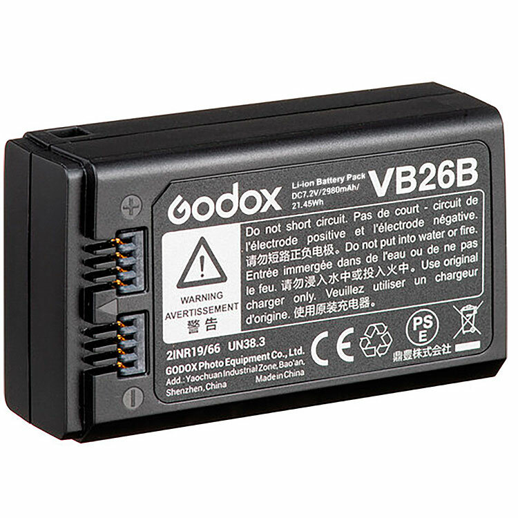 Аккумулятор Godox VB26B для вспышек Godox V1 и V860III