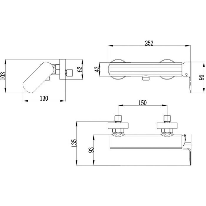 Смеситель для душа AQUAme - фото №2