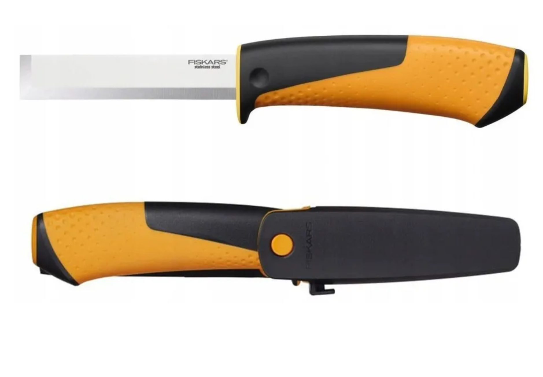Нож-стамеска с точилкой Fiskars 1023621