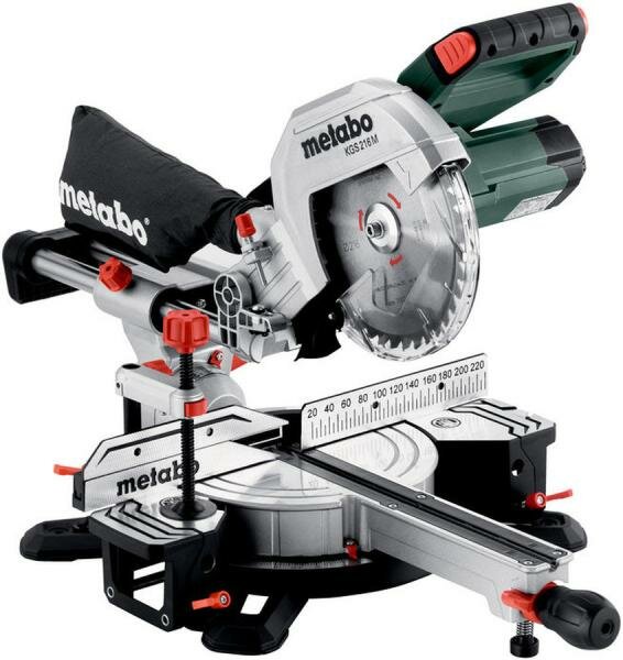 Торцовочная пила с протяжкой Metabo KGS 216 M (613216000) 1500 Вт