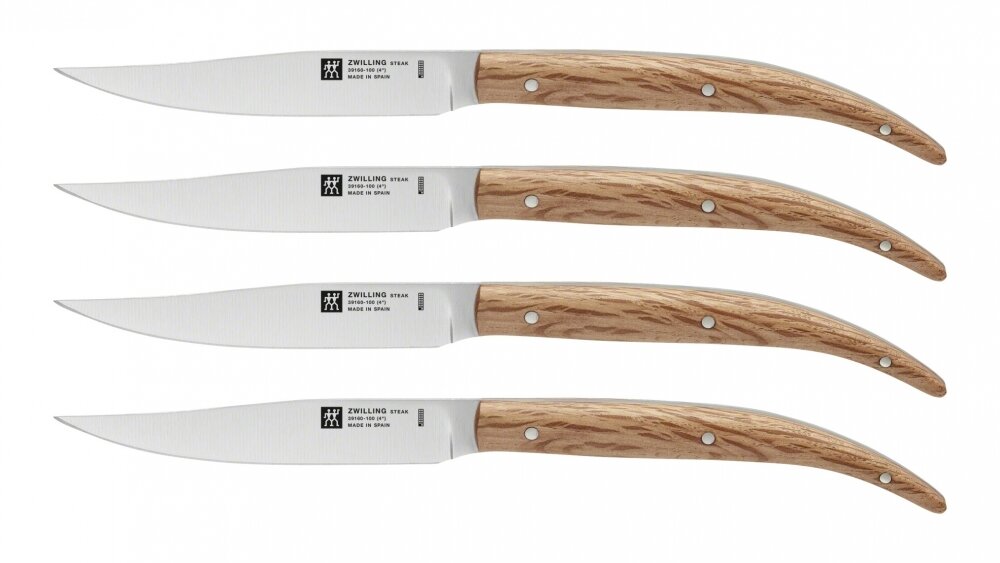 Набор стейковых ножей 4 предмета ZWILLING, с рукояткой из дуба, Zwilling J.A. Henckels (39160-000)