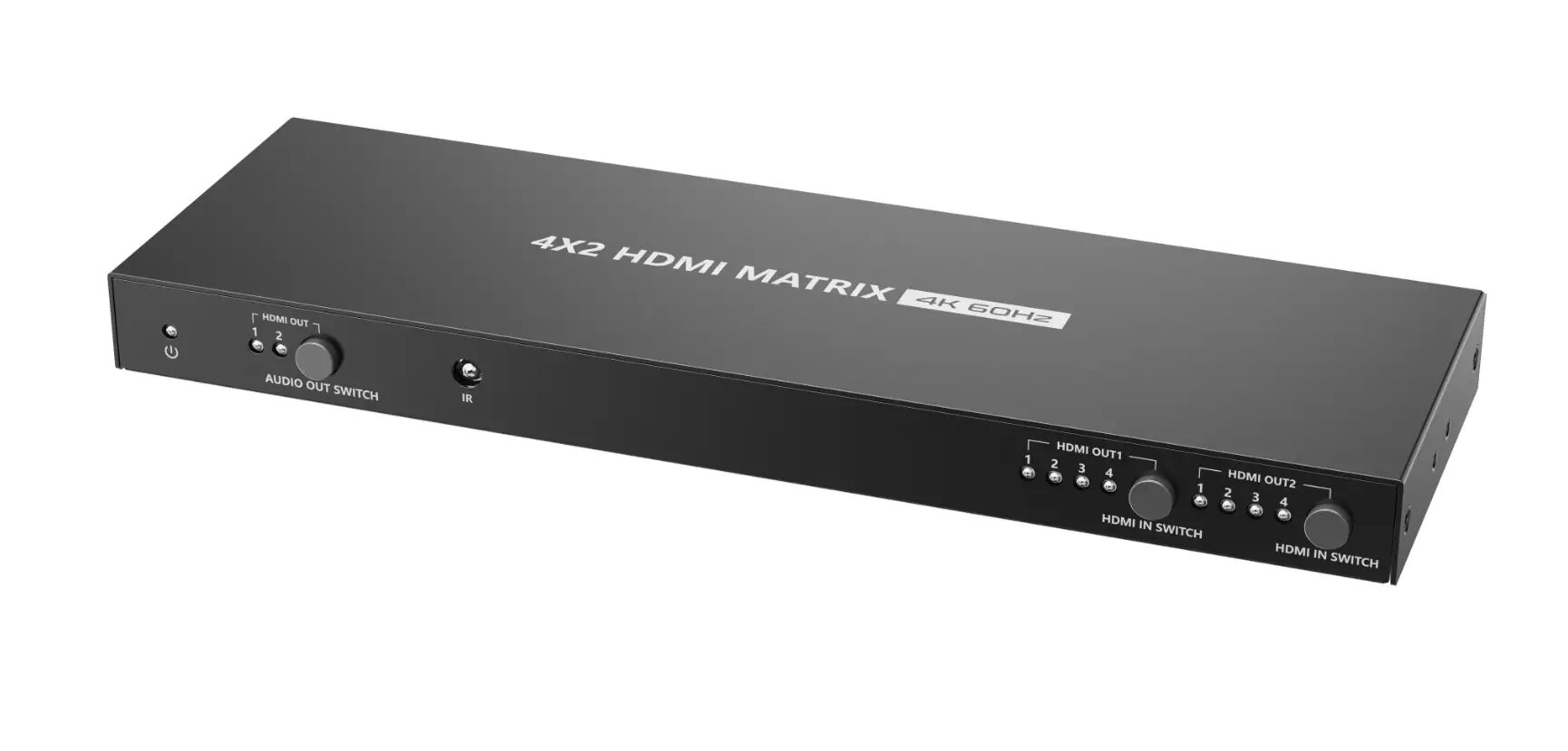 Матричный коммутатор 4x2 HDMI 2.0 4K Lenkeng LKV422
