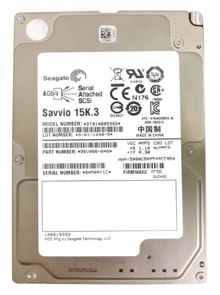 Жесткий диск Seagate ST9146853SS 146Gb SAS 2,5" HDD