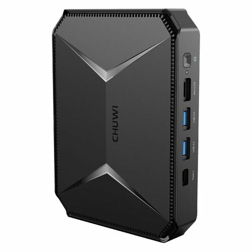 Мини ПК CHUWI HeroBox Intel N100, LPDDR4 8ГБ, 256ГБ(SSD), Intel UHD Graphics, CR, Windows 11 Home, черный