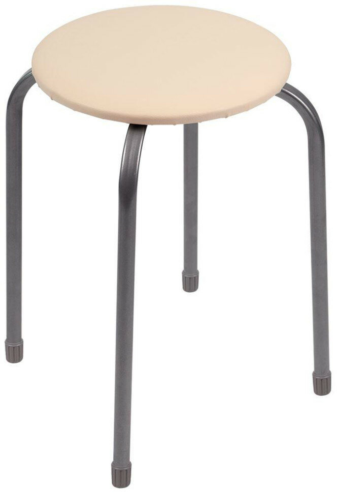 фото NIKA ТБ3/СЛ слоновая кость (Табурет)