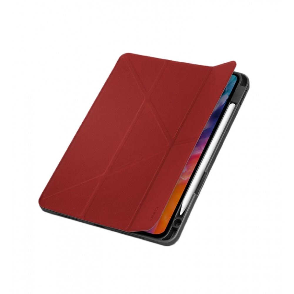 Чехол Uniq Transforma Rigor для iPad Air 10.9 (2020-2022) с отсеком для стилуса Red