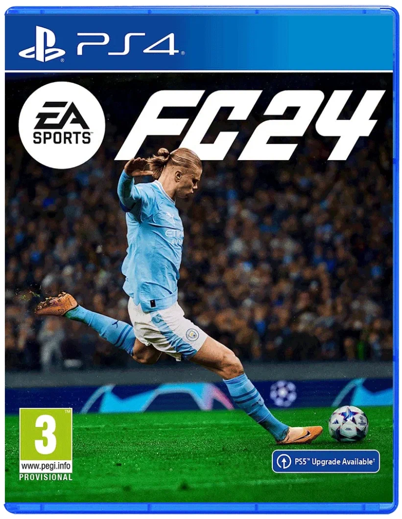 "FC24" - игра для PlayStation 4 с русскими субтитрами и интерфейсом от Electronic Arts