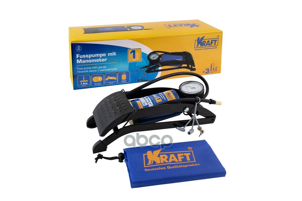 Насос Ножной 295 См В Сумке Master Kraft Kt 810007 Kraft Kt810007 Kraft арт. KT810007