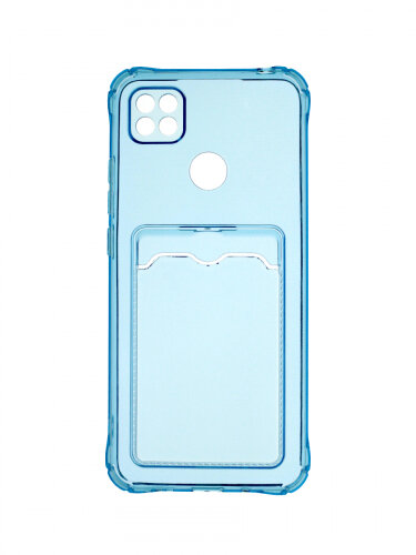 Чехол Zibelino для Xiaomi Redmi 10A/9C Silicone Card Holder Case Light Blue ZSCH-XMI-RDM-9C-CAM-LBLU - фото №1