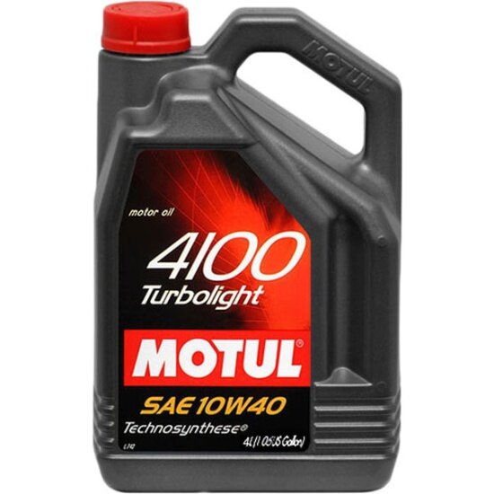 Моторное масло MOTUL 4100 Turbolight 10W-40 4 л