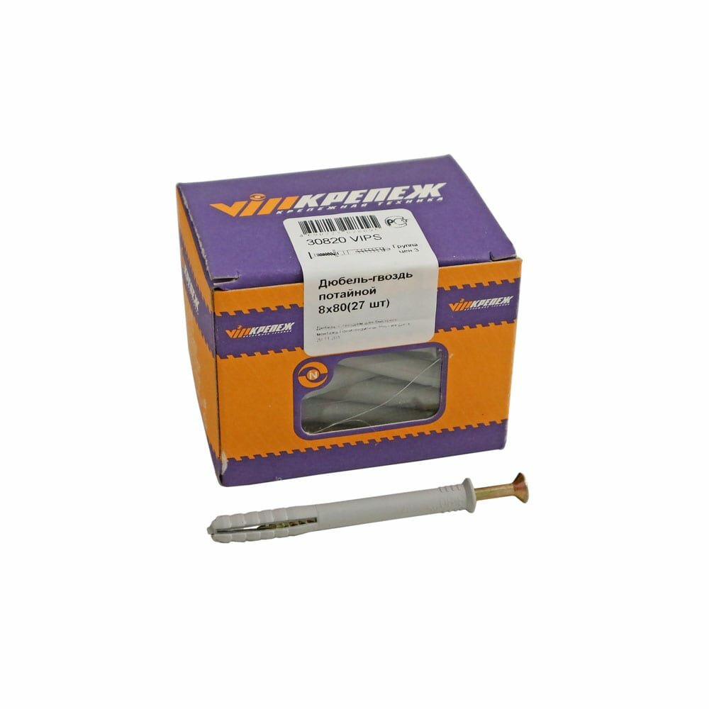 фото Дюбель-гвоздь vipкрепеж 27 шт. 30820