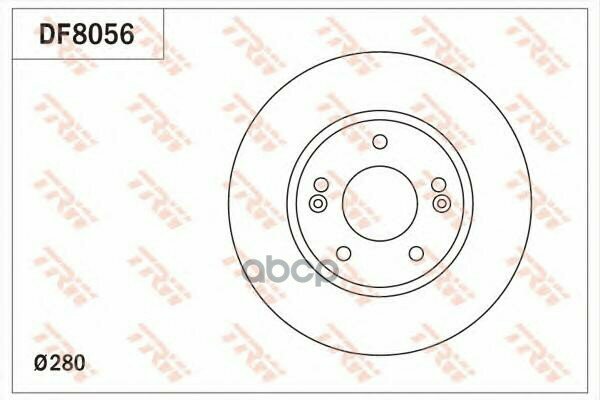 Диск Тормозной Передний Trw Df8056 TRW арт. DF8056