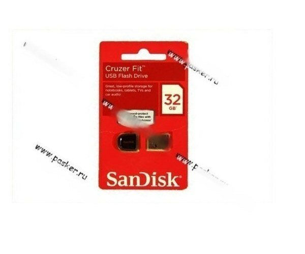 Флеш накопитель usb32гб sandisk cruzer/ ultra fit