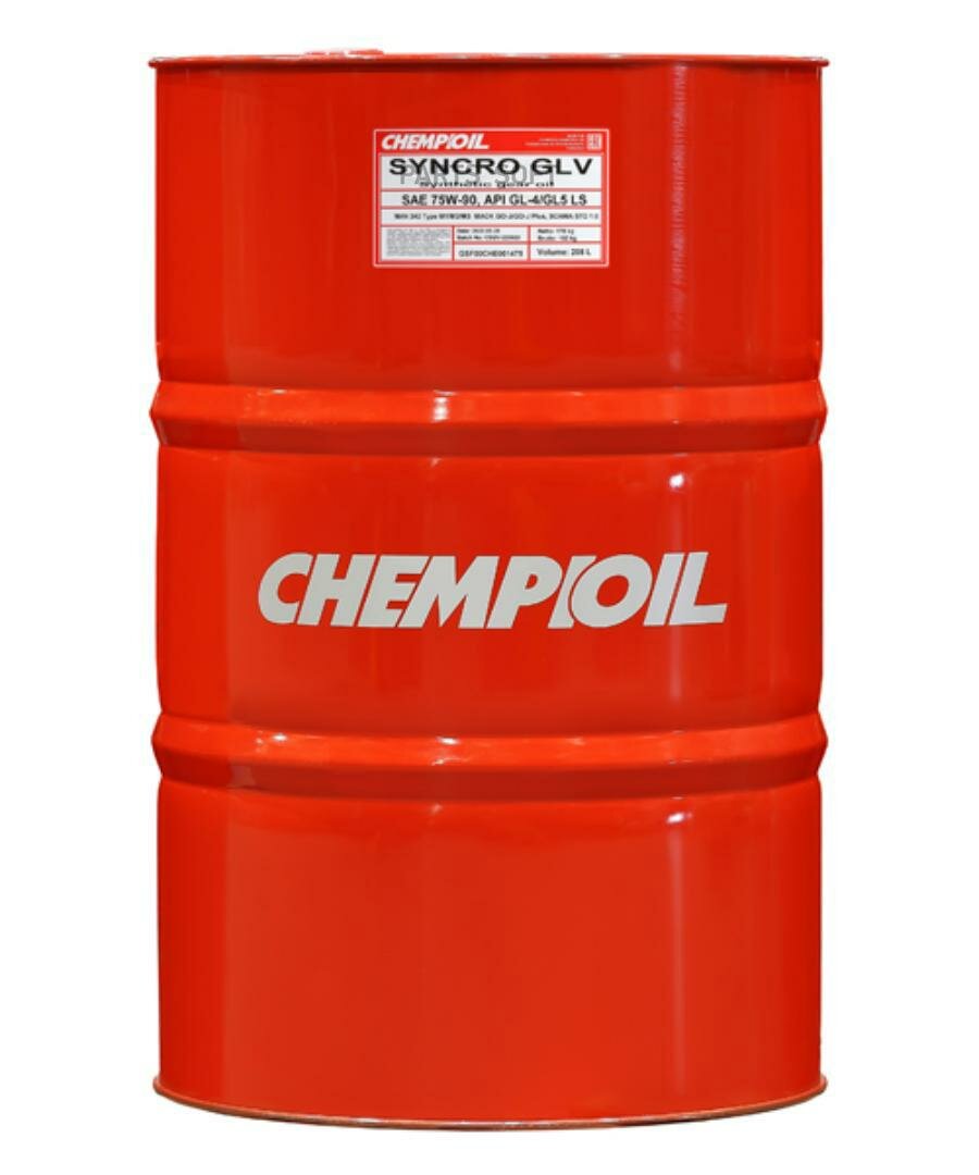 75w-90 Syncro Glv Gl-4/Gl-5 Ls 208л (Синт. Транс. Масло) CHEMPIOIL арт. CH8801DRE