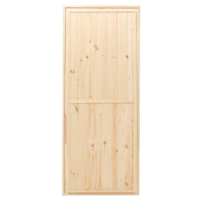 Дверь для бани и сауны хвоя 170х70 см - фотография № 6