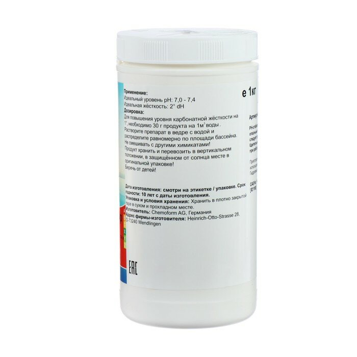 Chemoform Средство для коррекции кислотности воды pH-Стабилизатор 1 кг - фотография № 2