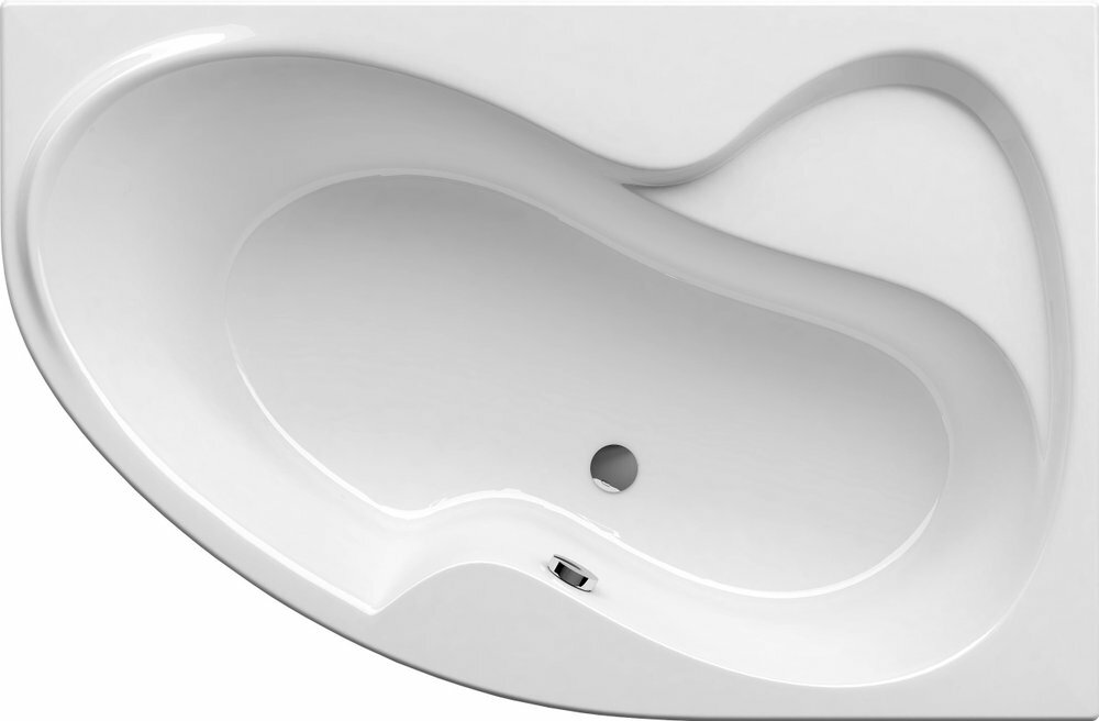 Ravak Акриловая ванна Ravak Rosa II R 170x105 см, угловая, с ножками, асимметричная