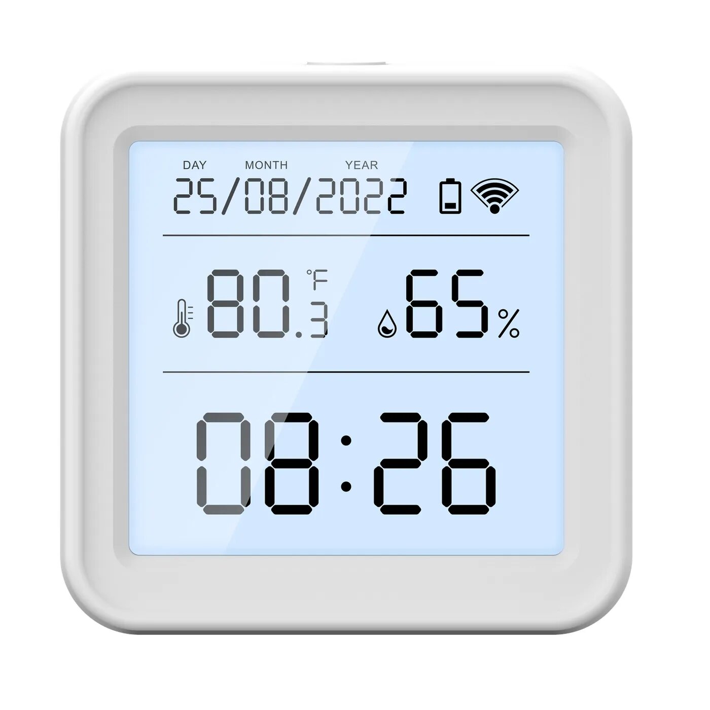 Цифровая метеостанция iFEEL Comby IFS-STD002 с WiFi датчиком температуры влажности часами и календарём
