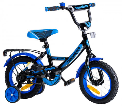 Nameless Велосипед детский 12" VECTOR черный/синий