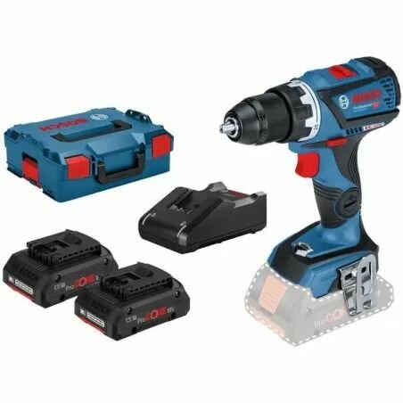 Дрель-шуруповерт Bosch GSR 18 V-60 C  2x 40 Ah + L-Boxx (06019G110B)