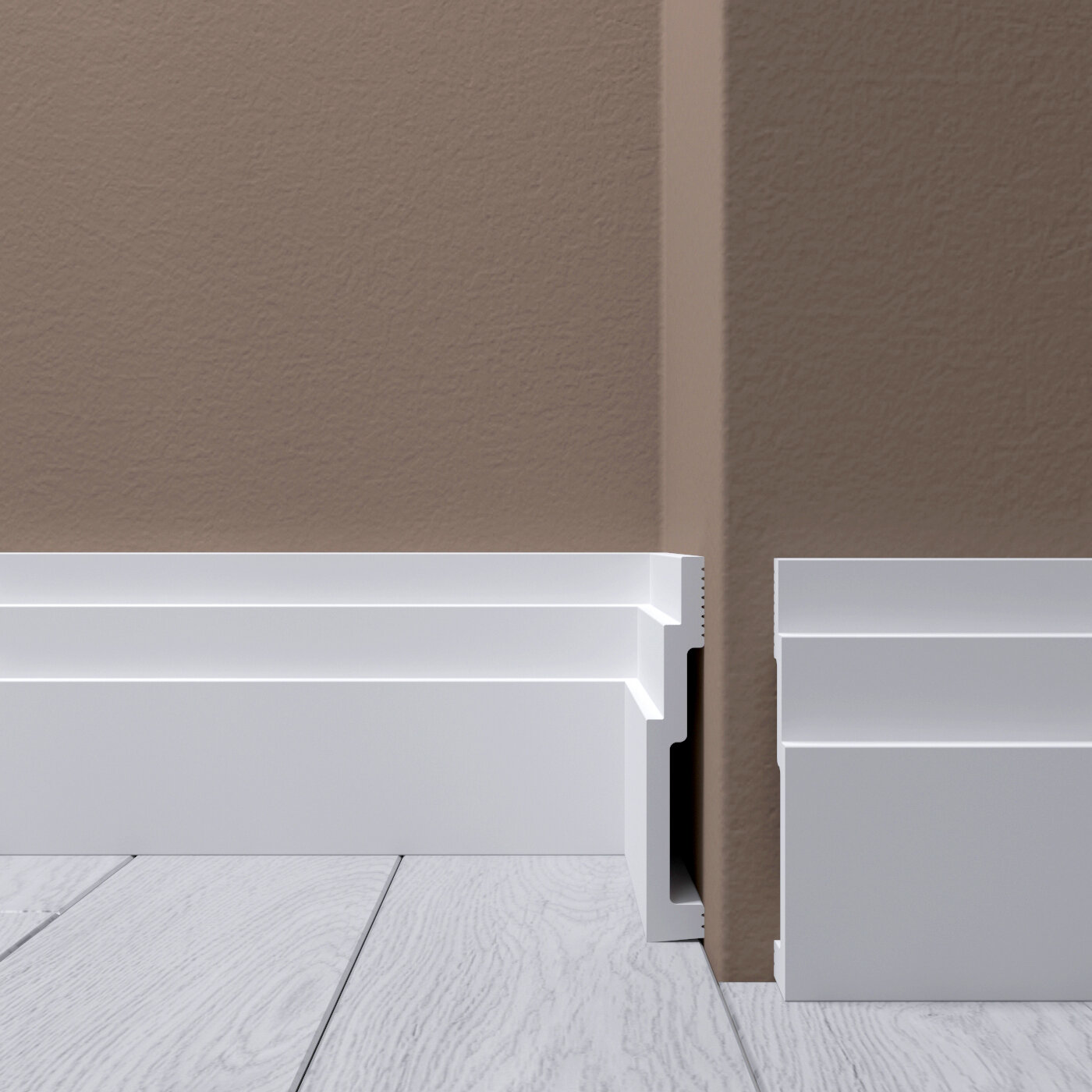 фото Напольный плинтус Де-Багет Н11