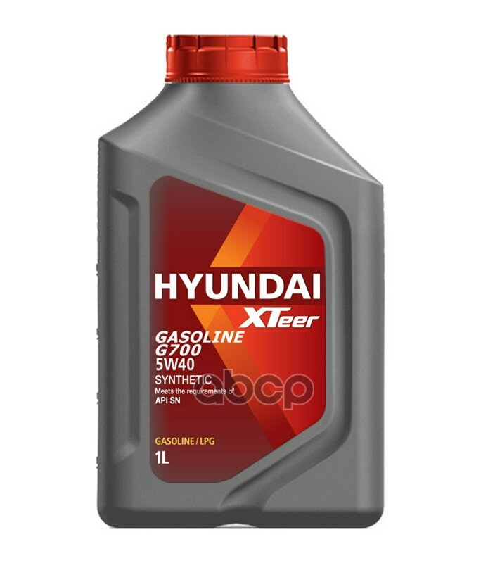 HYUNDAI XTeer Масло Моторное Hyundai Xteer Gasoline G700 5w-40 1 Л 1011136