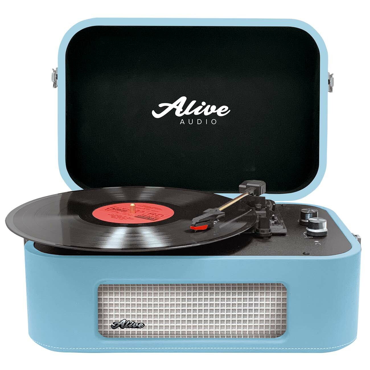 Виниловый проигрыватель Alive Audio STORIES Turquoise Bluetooth (STR-06-TS)