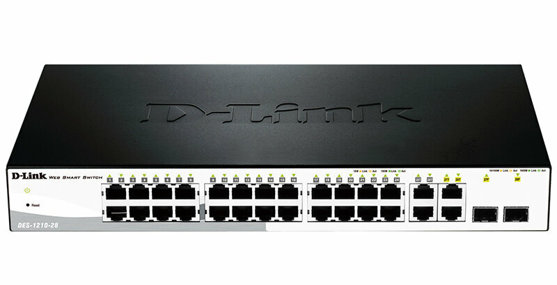 Коммутатор D-Link DES-1210 DES-1210-28/C2A/Управляемый Layer 2