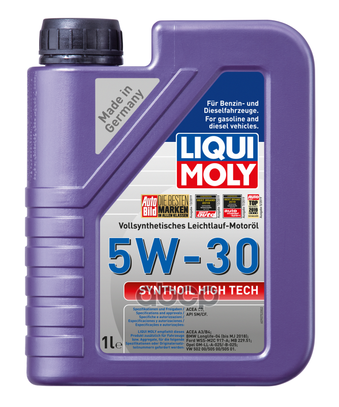 ,  9075 5W-30 Sm/Cf Synthoil High Tech 1 (..) Liqui moly . 20957