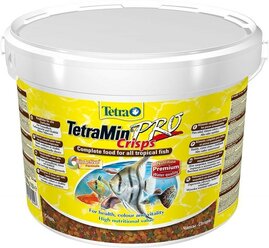 TetraMin PRO Crisps Основной корм для всех видов декоративных рыб (чипсы) 10 л. (139657)