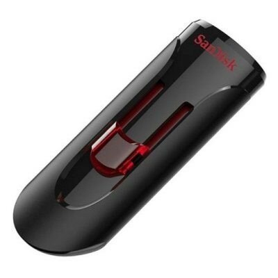 Флешка Sandisk 64Gb Cruzer Glide SDCZ600-064G-G35 USB3.0 черный SDCZ600-064G-G35