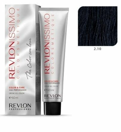 Стойкие красители Revlon Professional Revlonissimo Colorsmetique Краска для волос оттенок 2-10 (черный насыщенно пепельный)