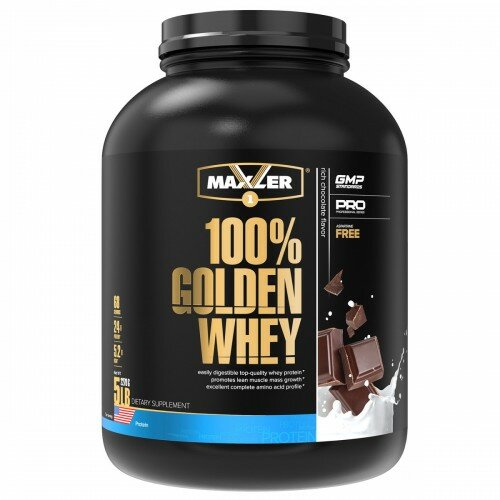 Maxler Протеин Maxler 100% Golden Whey (2270 г) насыщенный шоколад