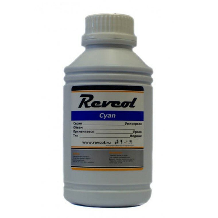 Чернила Revcol T6732/T6642 1000ml Cyan для Epson L100/110/200/210/300/350/500/550/555/800/1300/1800